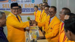 Mendaftar Bakal Calon Rektor UNM, Prof Hasnawi siap dan Komitmen lanjutkan capaian Rektor Prof Husain