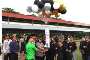 Kapolresta Cirebon Hadiri Apel Siaga Pengawasan Masa Tenang Pemilu 2024