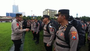 Polda Jatim Kembali Cek Kesiapan Jelang Pergeseran Personel Pengamanan Pemilu