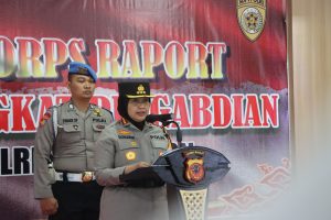 Personil Polresta Cirebon Mendapat Kenaikan Pangkat Pengabdian
