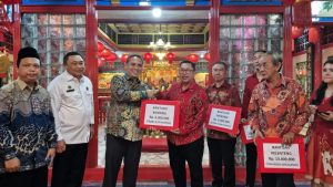 Pencapaian Kerukunan Umat Beragama Meningkat di Kalimantan Barat mendapat Apresiasi Wamenag.