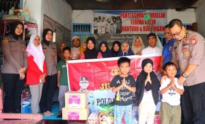 Peduli Sesama, Bag. Psikologi Biro SDM Polda Sulsel Gelar Jumat Berbagi program Kapolda Sulsel