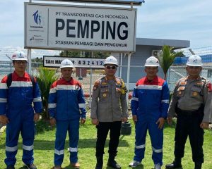 Jelang Lebaran, DITPAMOBVIT POLDA KEPRI, Melaksanakan Penebalan Pengamanan DI Beberapa OBJEK VITAL NASIONAL