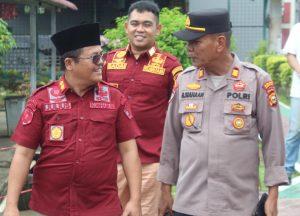 Kapolsek Rengat Barat Cek Kondisi Kunjungan Hari Kedua Lebaran di Rutan Rengat