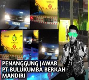 E_N Penanggung jawab PT Bulukumba Berkah Mandiri jadi Sorotan, Terkait BBM Bersubsidi ilegal