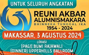 Gelar Reuni Akbar Kolosal, Ribuan Alumni SMAKARA Angkatan 1954-2024 Akan Berkumpul di Makassar