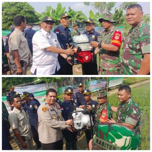 Gerakan Tanam Padi Serentak di Lahan sawah Wilayah Cilincing Jakarta Utara : Kodim 0502/JU Pendampingan Ketahanan Nasional