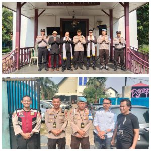 Polsek Cilincing Adakan Giat Apel Pengamanan Kegiatan Ibadah Kenaikan Isa Al Masih