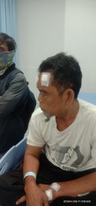 Ahmad Komarudin melaporkan Nasibnya ke Polres Pelabuhan Tanjung Priok Jakarta Utara