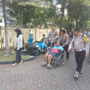 Pelayanan Polsek Kemayoran Kepada Lansia Yang Ingin Melapor