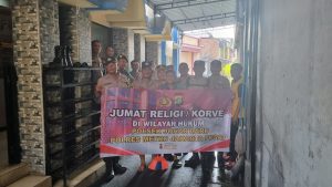 Polsek Johar Baru Melaksanakan Kegiatan Korve Bakti Religi.