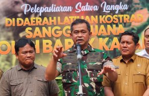 Dukung Konservasi Alam, Kasad Lepas Liarkan Satwa Langka