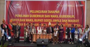 KPU Toba Luncurkan ‘Si Hasapi’ Sebagai Maskot Pilkada, Sampaikan Pesan Damai Untuk Pesta Demokrasi.