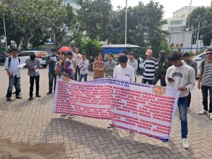 Polsek Kemayoran Mengamankan Aksi Unjuk Rasa Didepan Kantor BPN Jakarta Pusat