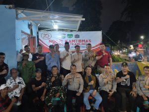 “Ngopi Kamtibmas”Polsek Senen Serap Informasi Warga