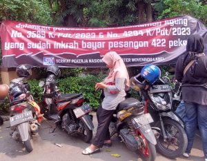 Ratusan Karyawan Eks Pt Master Wovenindo Label : Bayar Hak Pesangon Kami!!!