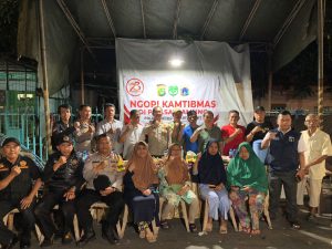 Perkuat Sistim Penanganan Dini Cegah Tawuran, Kapolsek Metro Gambir “Ngopi Kamtibmas” Bersama Warga