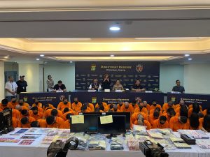 Polda Metro Jaya Ringkus 124 Tersangka Judi Online Dan Sabung Ayam