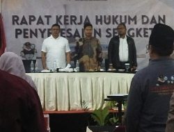 Menuju Pemilihan Serentak 2024, Bawaslu Jakarta Utara Gelar Rapat Kerja Hukum dan Penyelesaian Sengketa