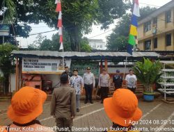 Apel Tiga Pilar Penertiban PKL dan Parkir Liar Di Kantor Halaman Kelurahan Tanah Tinggi.