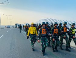 Batalyon Arhanud 6/BAY Laksanakan Uji Kesiapan Jasmani Militer (USJM).Batalyon Tingkat Peleton.