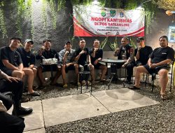 Kapolsek Koja Gelar Ngopi Kamtibmas Bersama Tomas dan Toga di Cafe Hippies, Tingkatkan Silahturahmi Serta Jaga Keamanan Wilayah