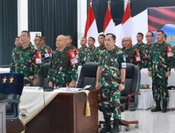 Pangkormada III Selaku Pangkogaslagab, Mengikuti Pembukaan Latihan Armada Jaya XLII 2024 Secara Vicon