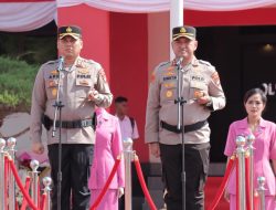 Upacara Farawell Dan Tradisi Pedang Pora Iringi Penyambutan dan Pelepasan Kapolres Lingga