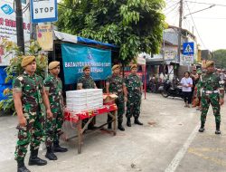 Batalyon Arhanud 6/BAY Kembali Adakan Jumat Berbagi Di Asrama.