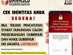 Bawaslu Jakut Buka Posko Pengaduan Pencatutan Data KTP untuk Calon Perseorangan