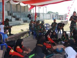 Komandan Kodim 1615/Lotim Tinjau Kesiapan Upacara Penutupan TMMD Ke-121 di Lapangan Gotong Royong Masbagik