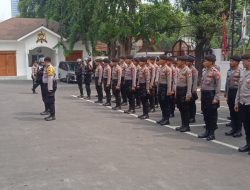 Rutin Apel Pengamanan Dan Antisipasi Unjuk Rasa Kantor KPU R.I