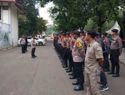 Polsek Kemayoran Melakukan Pengamanan Acara Music Di Jiexpo Kemayoran Jakarta Pusat.