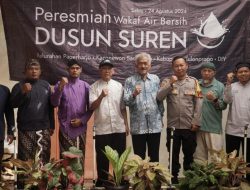 Entaskan Krisis Air Bersih, BWA Resmikan Wakaf Sarana Air Bersih di Pedukuhan Suren, Kulon Progo