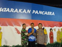 H.Suaib Terima Kasih Kepada Kapolsek Koja dan Jajarannya Atas Peresmian Kampung Tugu Pancasila di RW 07 Kelurahan Tugu Selatan