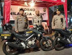 Unit Patroli Patmor Polsek Metro Bersama Bhabinkamtibmas Pegangsaan Antisipasi Kejahatan Jalanan