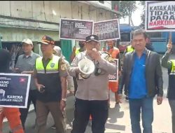 Gencarkan Imbauan Anti Narkoba Oleh Tiga Pilar Kelurahan Petamburan