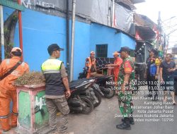 Cegah Rawan Tawuran Tiga Pilar Kelurahan Kampung Rawa Dirikan Pos Pantau Anti Tawuran.