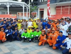 Penutup Dibulan Kebangsaan 2024, Polsek Senen Bersama Tiga Pilar Upacara Pengibaran Bendera Merah Putih