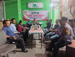 Yuk Ngopi Kamtibmas Bersama Kapolsek Bahas Kamtibmas Di Pos Satkamling RW 05 Kelurahan Bendungan Hilir