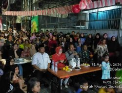 Bhabinkamtibmas Kelurahan Kenari Menghadiri Kegiatan Malam Puncak HUT RI Ke-79