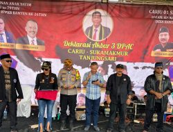 BPPKB Banten Adakan Deklarasi Akbar 3 DPAC Antara lain, Cariu, Sukamakmur dan Tanjung Sari