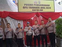 Ipda Faisal Kapolsubsektor Taman Suropati Padal Pam Ops Tribrata Jaya 2024 Di Gedung (KWI) Menteng , Jakarta Pusat.