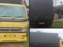 Polsek Pangkalan Kuras, Amankan satu Unik Truck, Yang Diduga Pengangkut BBM ilegal