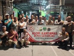 Ngopi Kantibmas Polsek Cempaka Putih : Tingkatkan Peran Serta Warga Dalam Menjaga Keamanan Lingkungan