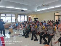 Unit Binmas Polsek Johar Baru Menghadiri Sosialisasi Pengawasan Pemilihan Secara Tatap Muka (Forum Warga) Kecamatan Johar Baru.
