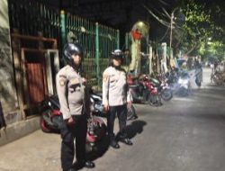 Patroli Strong Points Pagi Hari Unit Samapta Pemantauan dan Antisipasi Gangguan Kamtibmas Tawuran Warga