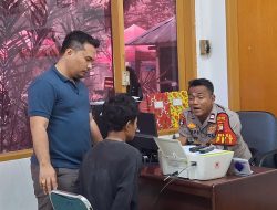 Polsek Kemayoran Berkolaborasi Dengan Siskomas Kelurahan Serdang Berhasil Menangkap Maling Handphone