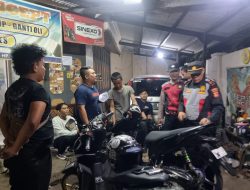 Sambangi Bengkel Motor, Polsek Talun Imbau Tidak Layani Penggantian Knalpot Tidak Sesuai Spesifikasi Teknis