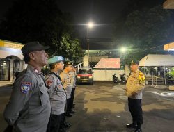 Apel Persiapan Patroli Cipta Kondisi Polsek Johar Baru